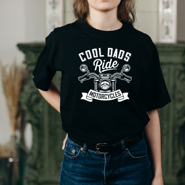 "Cool Dads Ride Motorcycles" T-Shirt | Equestrian Apparel