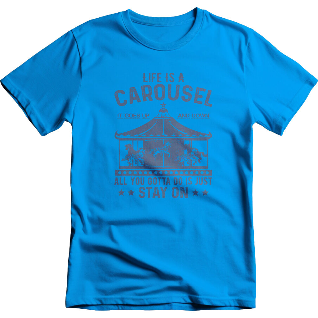 Life Is A Carousel graphic T-shirt - image 3