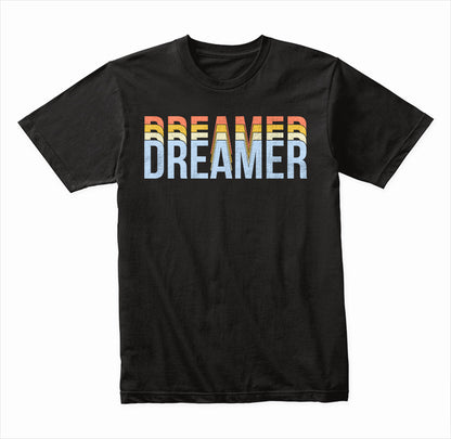 Dreamer graphic T-shirt mockup