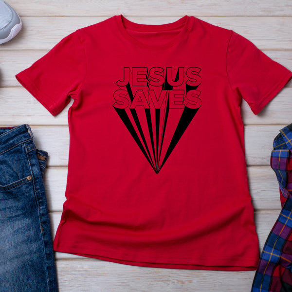 Jesus Saves V2 Unisex T-Shirt | Christian Apparel