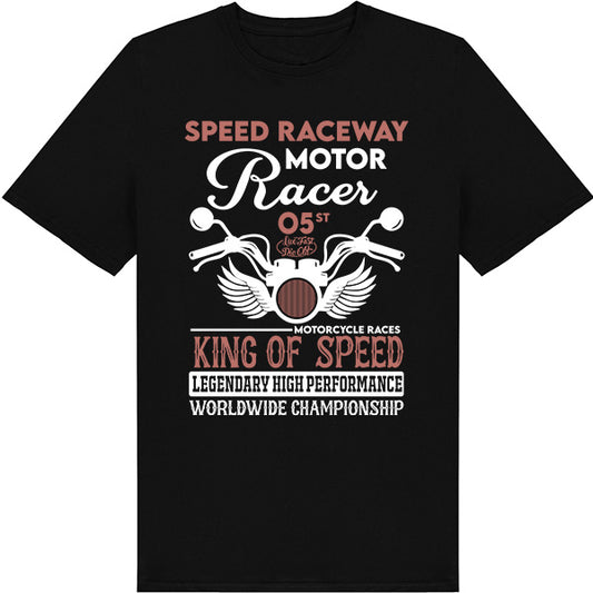 Speed Raceway Motor Racer T-Shirt | Unisex | For Bikers