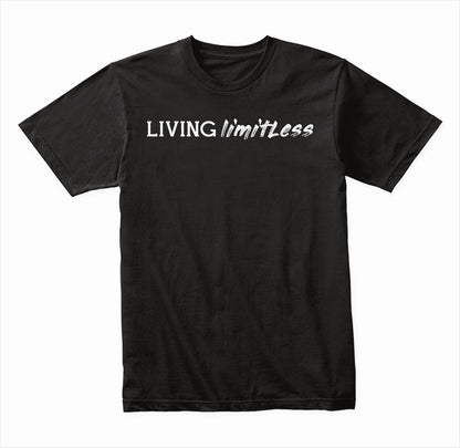 Living Limitless graphic T-shirt mockup