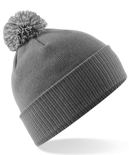 Custom Pom Pom Beanie – Embroidered