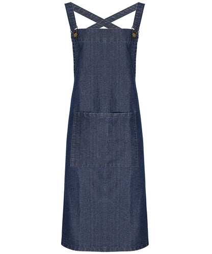 Premium Cross-Back Barista Apron – Print or Embroidery