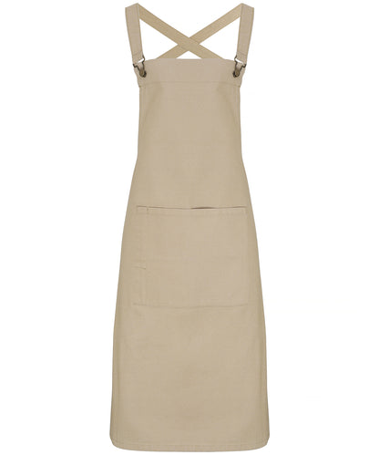 Premium Cross-Back Barista Apron – Print or Embroidery