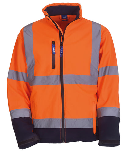 Premium Custom Hi-Vis Softshell Jacket – Print or Embroidery