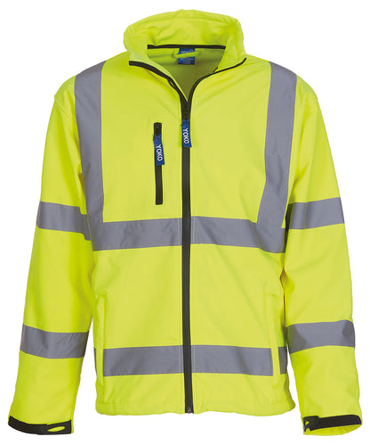 Premium Custom Hi-Vis Softshell Jacket – Print or Embroidery