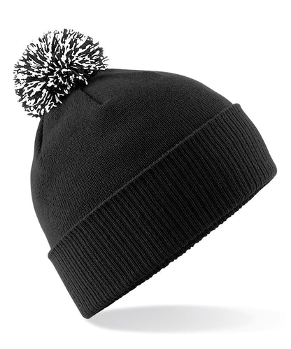 Custom Pom Pom Beanie – Embroidered