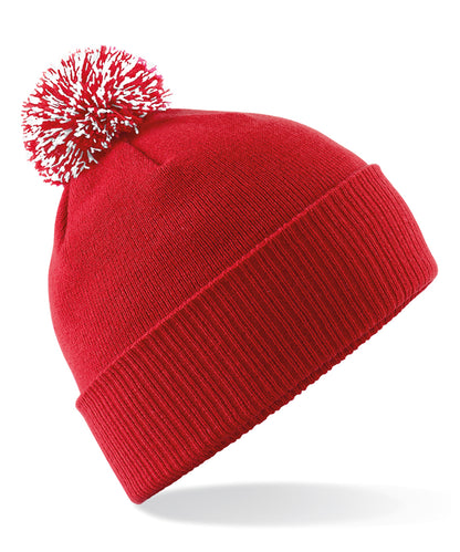 Custom Pom Pom Beanie – Embroidered