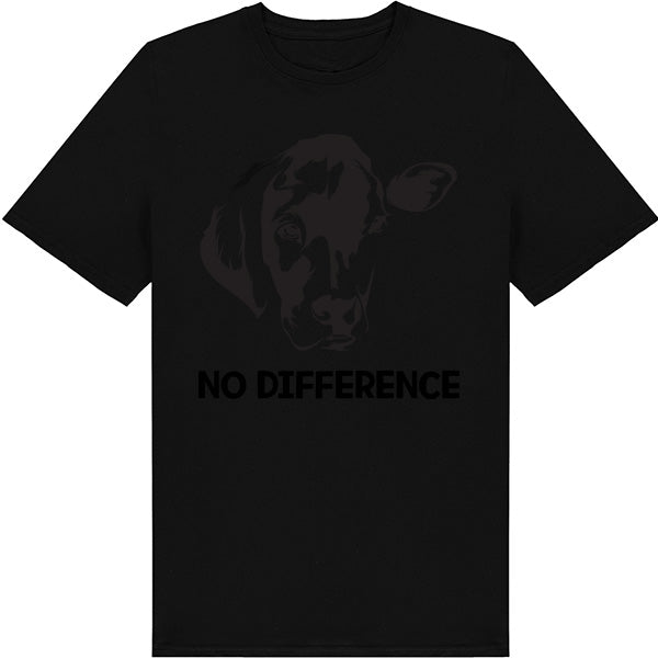 No Difference Unisex T-Shirt | Embrace Vegan Vibes | Shop Now