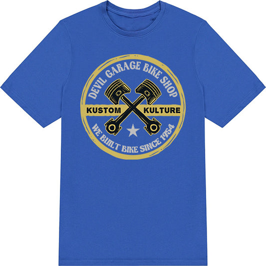 Unisex Devil Garage T-Shirt | Celebrating Motorcycle Craftsmanship