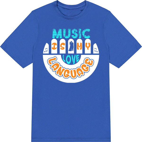 "Music Is My Language" Unisex T-Shirt | Ideal for Music Lovers