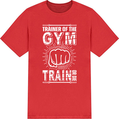 Unisex Gym Trainer T-Shirt - Train or Die V2 | Equestrian Gear
