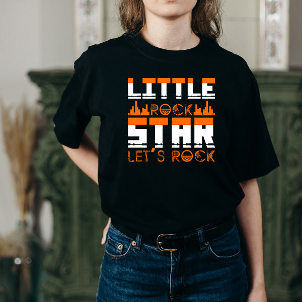 Little Star Let's Rock – Unisex Graphic Tee | Perfect for Music Enthusiasts