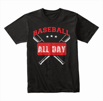 Baseball All Day graphic T-shirt - image 4