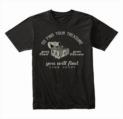 Find Your Treasure Find Your Heart graphic T-shirt - image 3