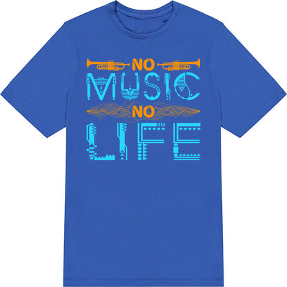 No Music No Life V4 Unisex T-Shirt | Music Lover's Essential