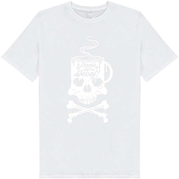 Unisex 'D Before Decaf' T-Shirt | Ideal for Coffee Lovers