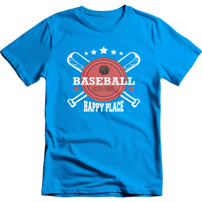 Baseball Is My Happy Place graphic T-shirt - image 4