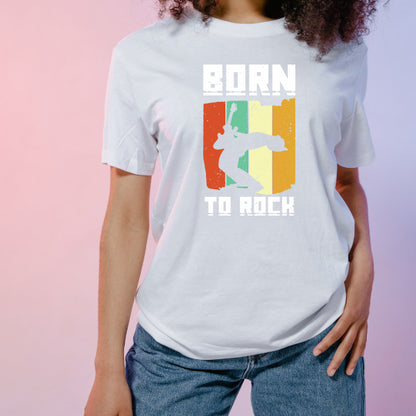 Born To Rock V2 – Unisex Graphic Tee | Perfect for Music Enthusiasts