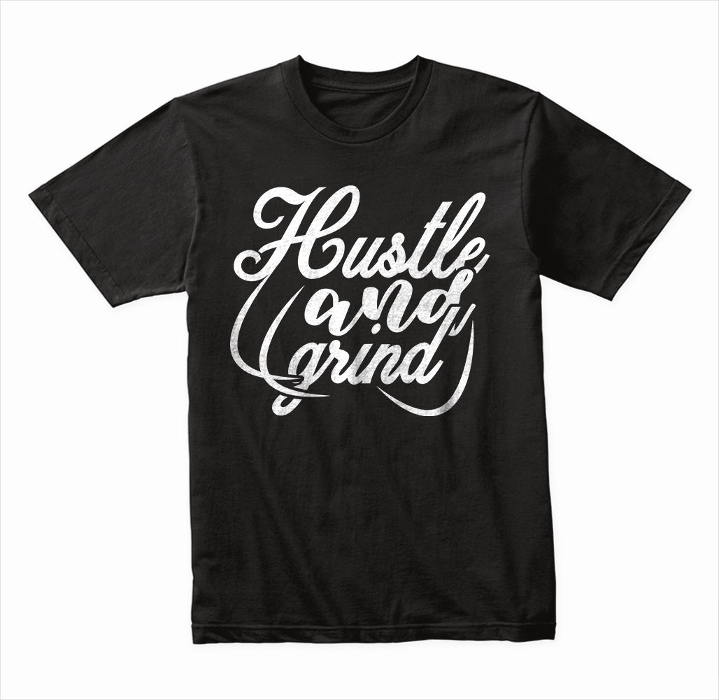 Hustle and Grind graphic T-shirt - image 2