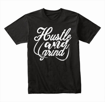 Hustle and Grind graphic T-shirt - image 2