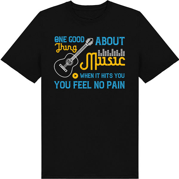 Unisex Music T-Shirt - Feel No Pain | Perfect for Music Lovers