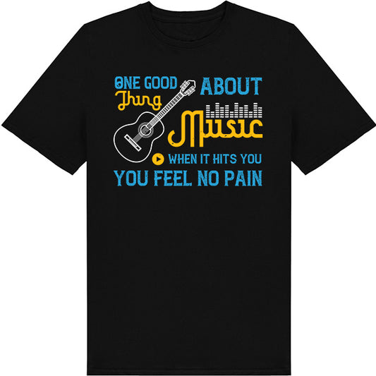 Unisex Music T-Shirt - Feel No Pain | Perfect for Music Lovers