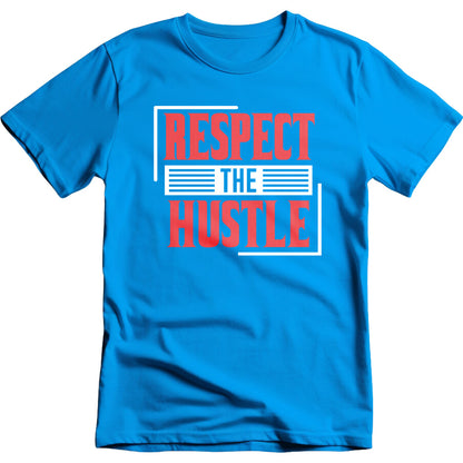 Respect the Hustle graphic T-shirt mockup