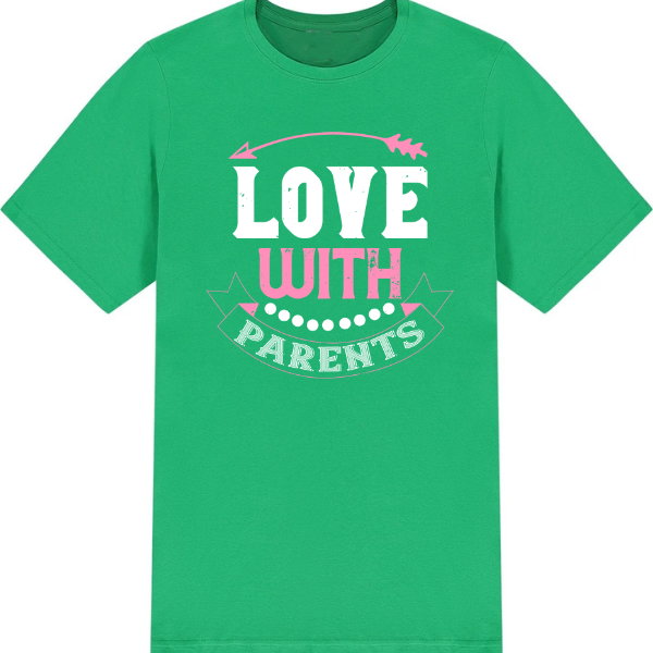 Love With Parents graphic T-shirt - image 3