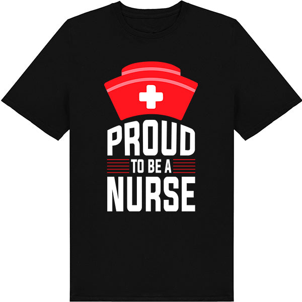 Proud To Be A Nurse graphic T-shirt mockup