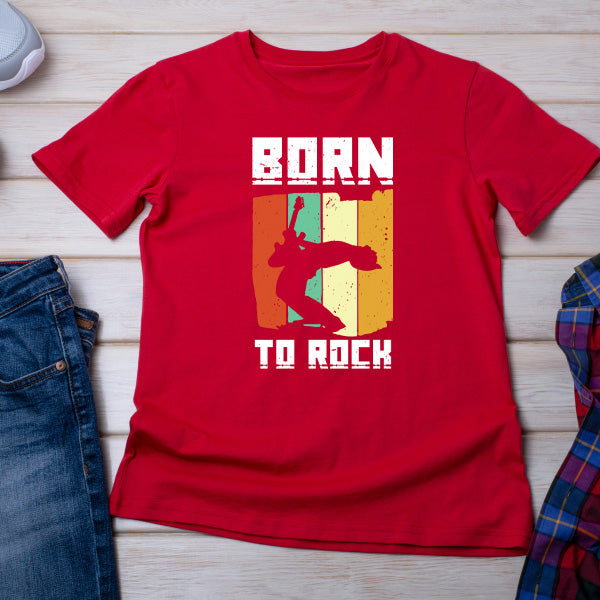 Born To Rock V2 – Unisex Graphic Tee | Perfect for Music Enthusiasts