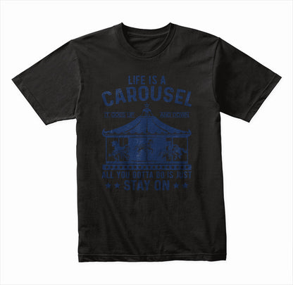 Life Is A Carousel graphic T-shirt - image 4