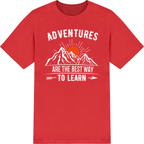 Adventures Are The Best Way To Learn graphic T-shirt - image 2