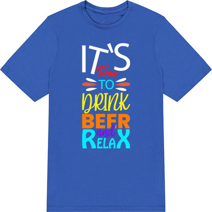 Drink Beer & Relax Unisex T-Shirt | Perfect for Equestrians
