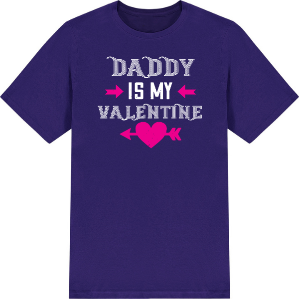 Daddy Is My Valentine graphic T-shirt - image 3