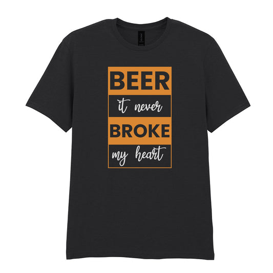 Beer It Never Broke My Heart | Unisex Graphic T-Shirt