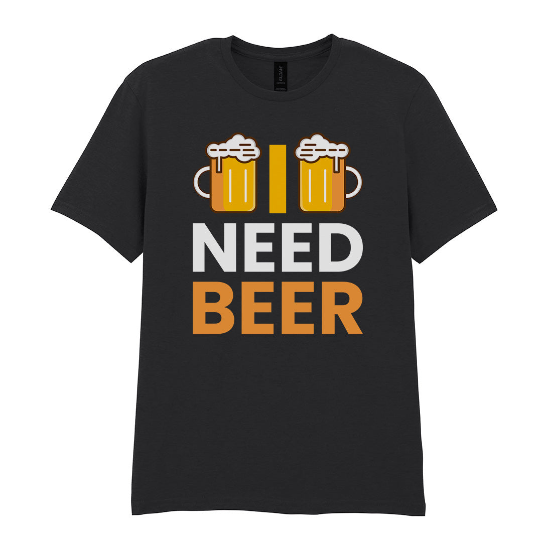 I Need Beer | Unisex Graphic T-Shirt – Design 1
