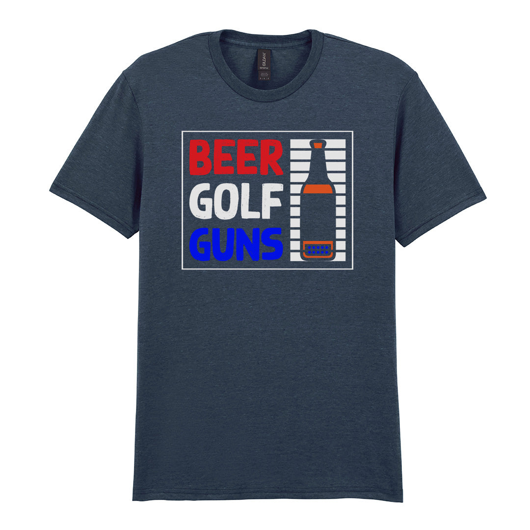 Beer Golf Guns | Unisex Graphic T-Shirt