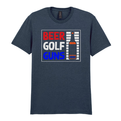 Beer Golf Guns | Unisex Graphic T-Shirt