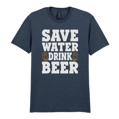Save Water Drink Beer | Unisex Graphic T-Shirt – Design 1