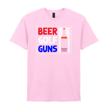 Beer Golf Guns | Unisex Graphic T-Shirt