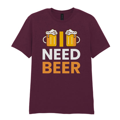 I Need Beer | Unisex Graphic T-Shirt – Design 1