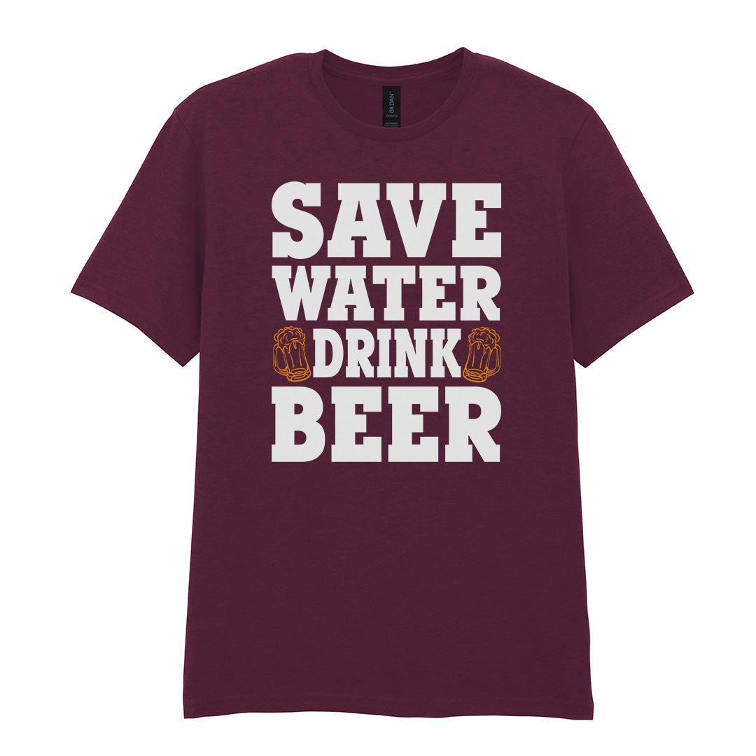 Save Water Drink Beer | Unisex Graphic T-Shirt – Design 1
