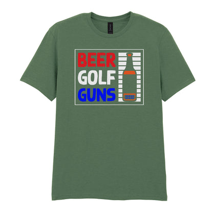 Beer Golf Guns | Unisex Graphic T-Shirt