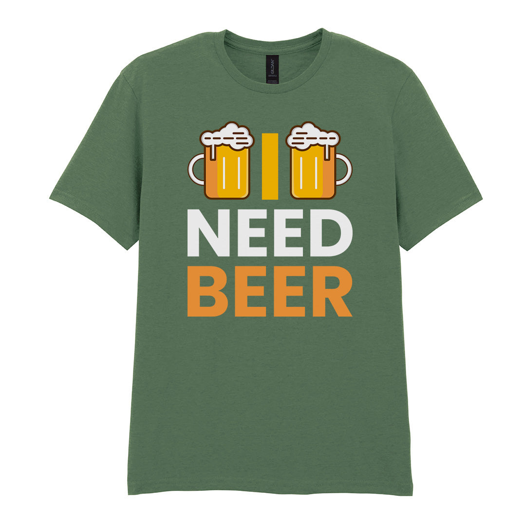 I Need Beer | Unisex Graphic T-Shirt – Design 1