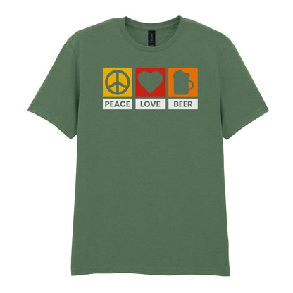 Peace Love Beer | Unisex Graphic T-Shirt