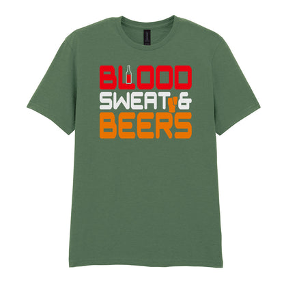 Blood Sweat and Beers | Unisex Graphic T-Shirt