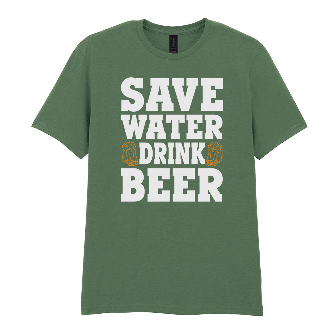 Save Water Drink Beer | Unisex Graphic T-Shirt – Design 1