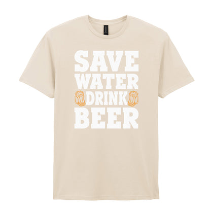 Save Water Drink Beer | Unisex Graphic T-Shirt – Design 1